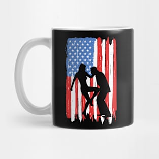 American Flag Krav Maga Graphic Mug